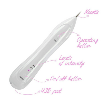 Revolutionary Skin Care Plasma Pen - USB Rechargeable Skin Tag & Mole Remover with 2200 mAh Long-Lasting Battery