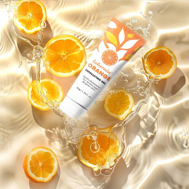 Orange Exfoliating Gel, Dead Spot Remover & Brighten Peeling for Whiten Hydrating Skin Care