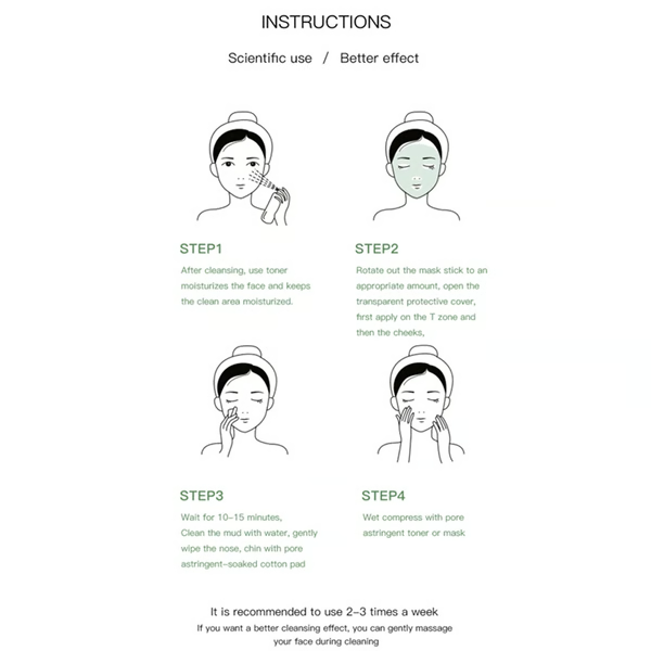 Skin Purifying Blackhead Removing Green Tea Mask