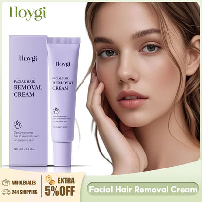 Gentle Facial Hair Removal Cream – Painless, Nourishing, and Non-Irritating Skin Care Solution