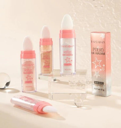 Fairy Dust Highlighter - 3 Color Polvo De Hadas Fairy Highlight Patting Powder