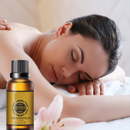 Lymph Detoxification Ginger Oil – Natural Swelling Relief & Varicose Vein Solution | Perfect Gift for Health & Wellness