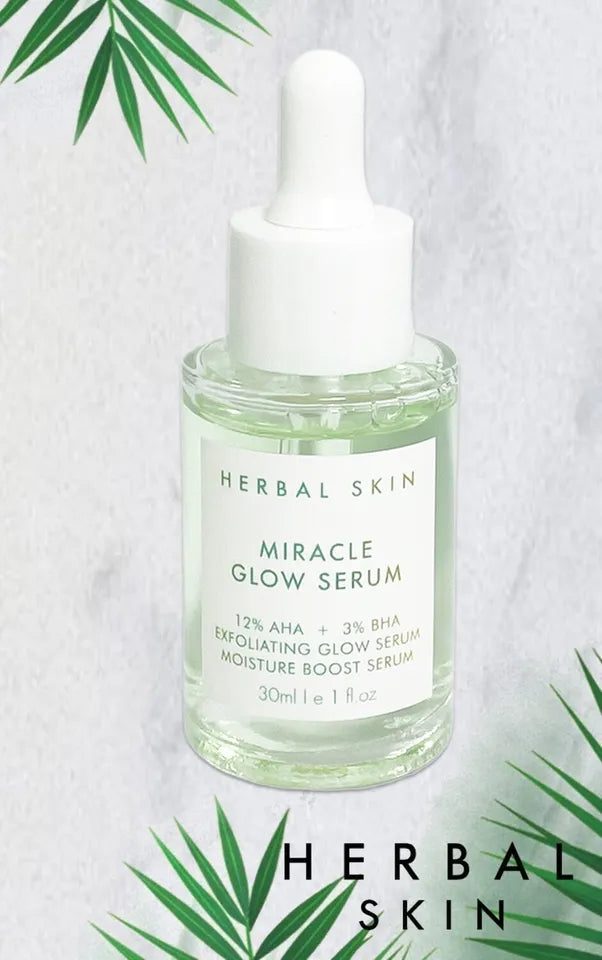 12 Miracle Glow Serum Moisture Anti-Aging Hydrating Wrinkles Fine Lines 1 OZ