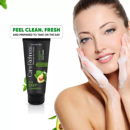 Care Richness Herbal Avocado & Mint Face Wash 100ml free shipping world wide